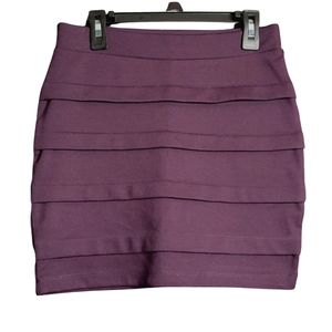 FOREVER 21 Purple Mini Skirt Size 2